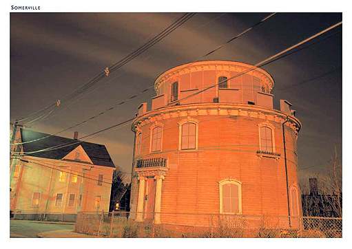Enoch Robinson Round House, Somerville, Massachusetts Postcard